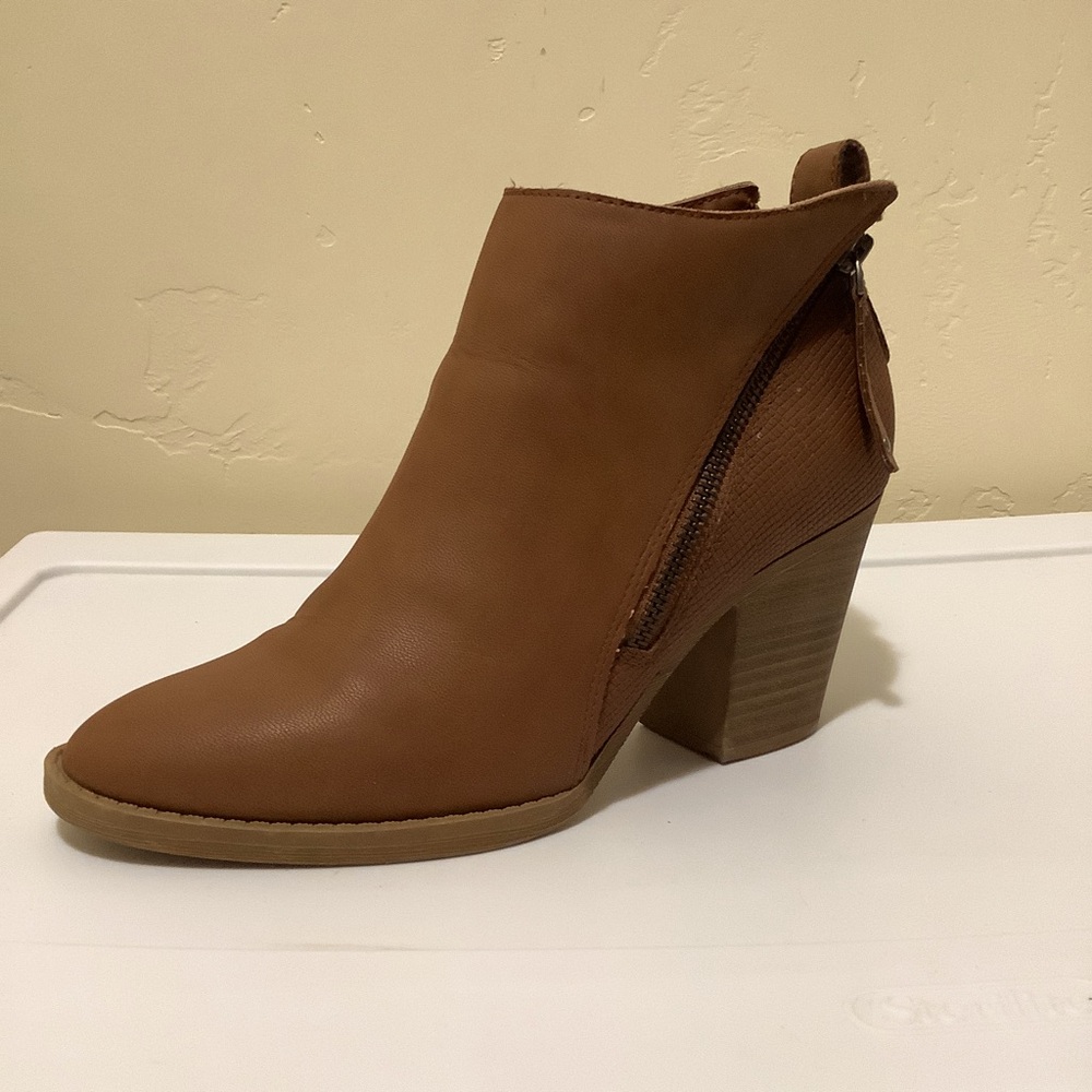 Stacked Heel Booties
